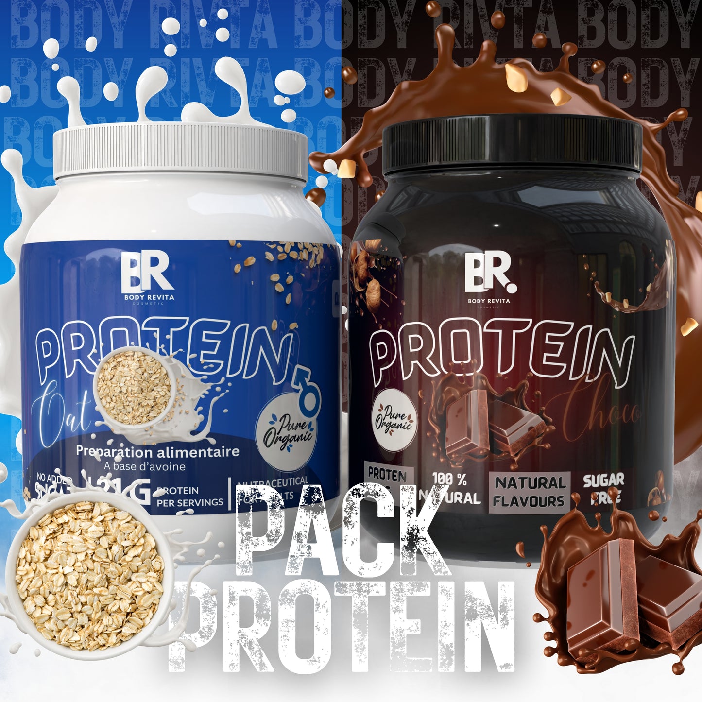 باك بروتين بنكهتين