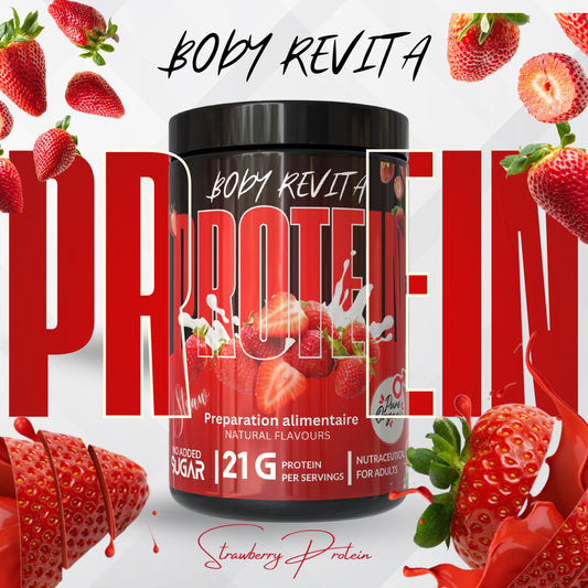 بروتين بنكهة strawberry