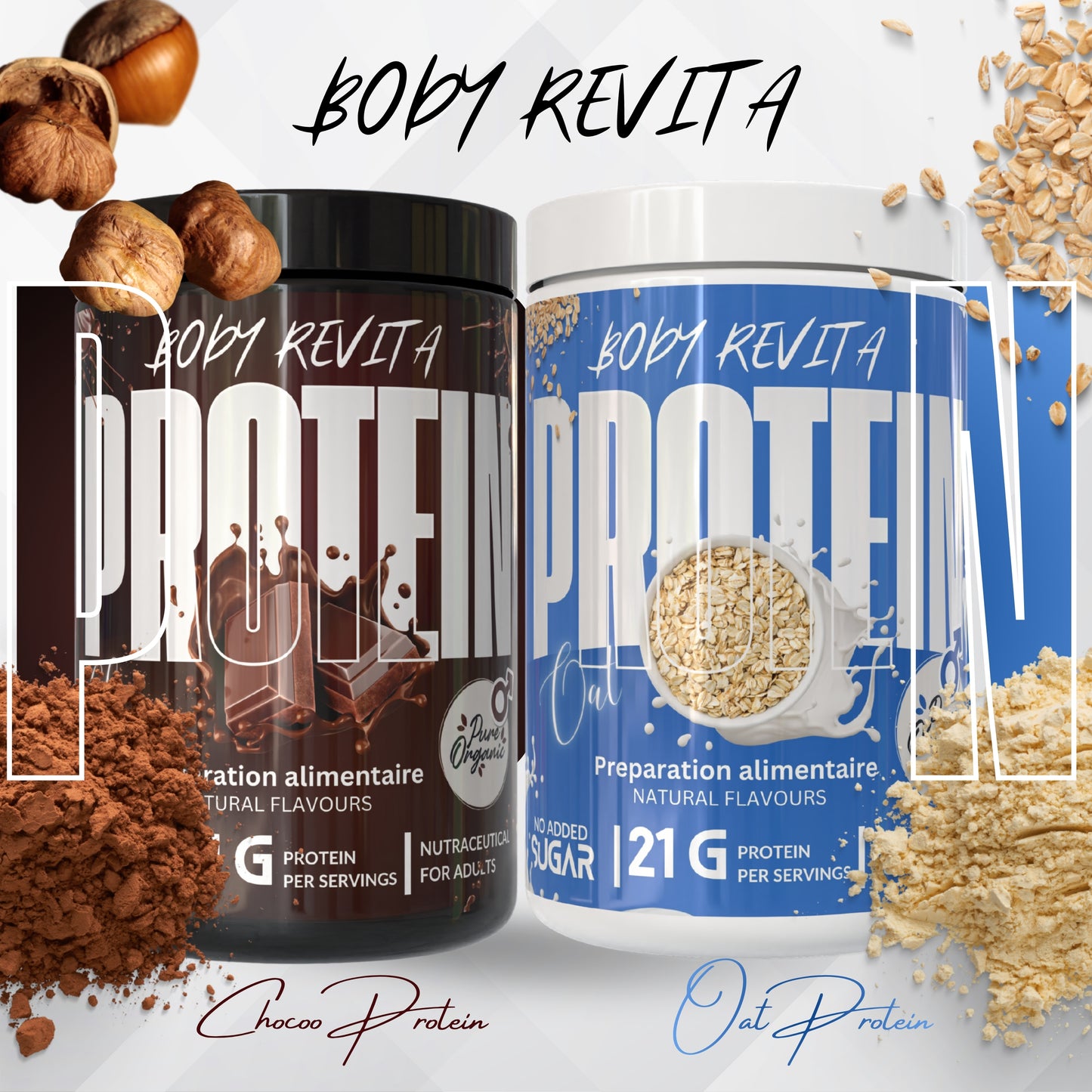 باك بروتين بنكهتين