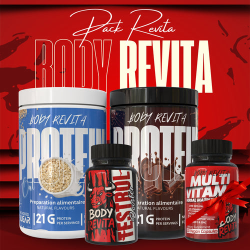 باك بروتين+كبسولة دعم هرمون تيستوستيرون+Multi Vitamin